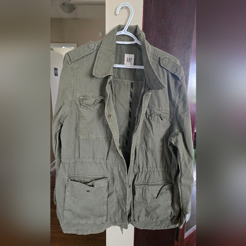 GAP Khaki Green Anorak Jacket